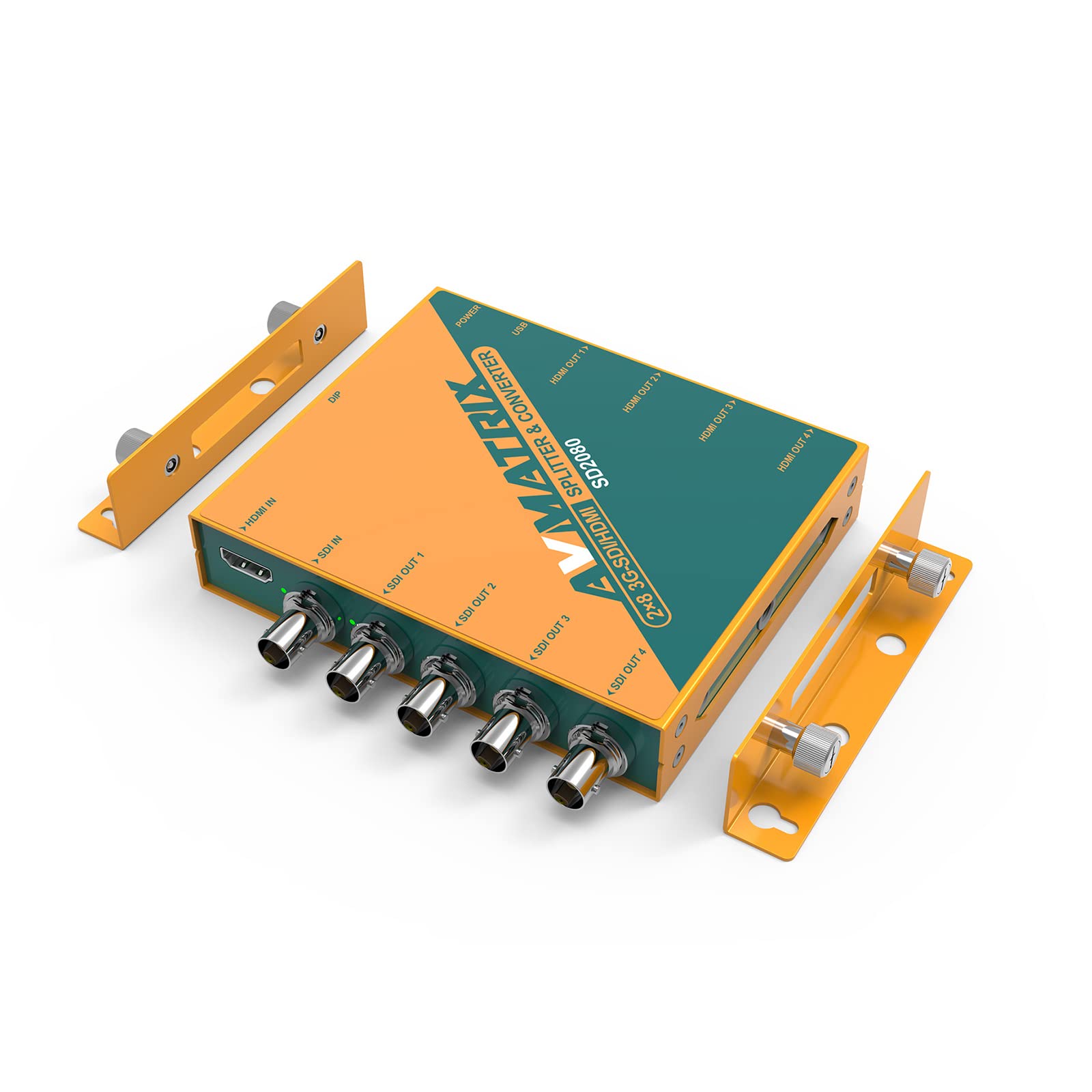 その他 AVMATRIX SD2080 2x83G-SDI/HDMI AVMATRIX Conversor Divisor de Sinal Sd2080 2X8 Sdi/Hdmi 1Xhdmi